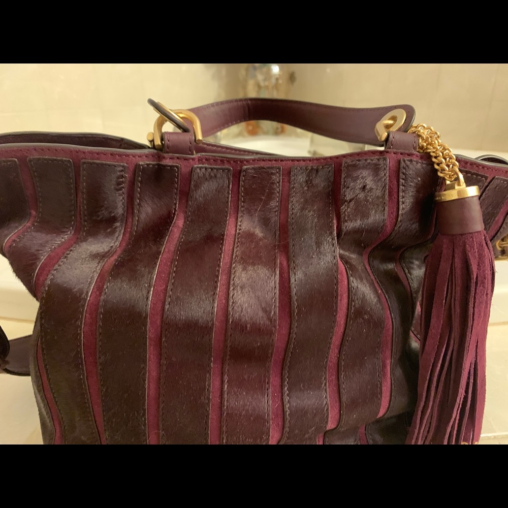 Michael Kors Brooklyn calfhair/leather bag